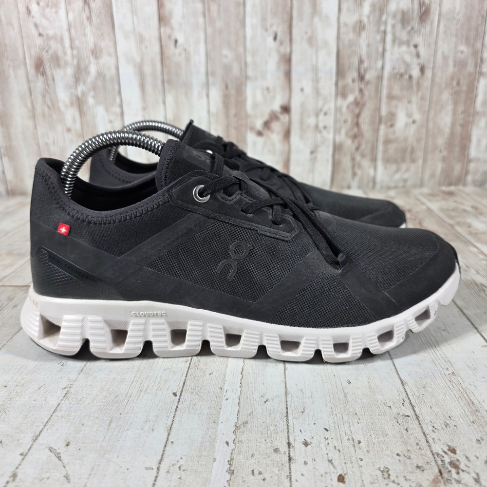 On Running Cloudswift Womens 9 Black White Road Running Shoes 3WD30300299